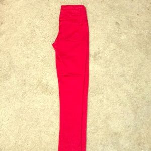 Refuge Red high-waisted skinny jeans